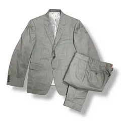 THOM BROWNE ハイアームホール プレーンウェーブスーツ セットアップ テーラードジャケット スラックスパンツ トムブラウン 21CNBC 50 グレー　93910A2のサムネイル