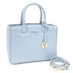フルラ 2WAYハンドバッグ カミラ ライトブルー 中古