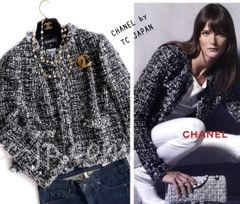 シャネル ジャケット CHANEL 107万 グレー スパンコール