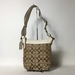 2508-193｜コーチ シグネチャー ショルダーバッグ ホワイト