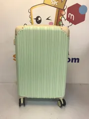 【新品】スーツケース　mサイズ　グリーン　キャリーバック　キャリーケース　SC309-24-gn