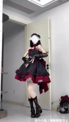 中古品】魔法少女まどか☆マギカ 悪魔ほむら コスプレ衣装＋ウィッグ