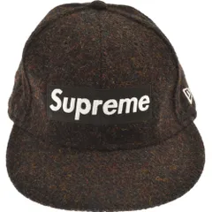 安売りsupreme harristweedboxlogocapnewera7 5/8 帽子