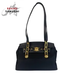 美品 VERSACE ヴェルサーチ サンバースト ブラック 黒 ゴールド金具