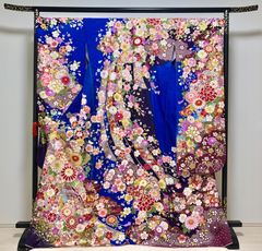 【正絹振袖・仕立上り品】訳あり大特価！　⚠️振袖単品です