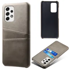 Galaxy A53 5G ケース SC-53C SCG15 ギャラクシーa53 カード収納 レザー スマート ケース 【Color】 グレー