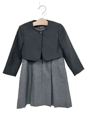 【中古】【やや難あり】Familiar 　ファミリア　スーツ　115cm　グレー　ブラック　フォーマルスーツ　女の子＿S28＿セルモアから出品＿s-0501-r28