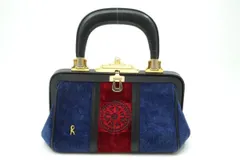 ◆希少美品◆ Roberta di Camerinoバゴンギハンドバッグ　ブルー Roberta di Camerino/ロベルタ・ディ・カメリーノ】 バゴンギ