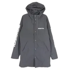 F.C.R.B. エフシーアールビー FCRB-178032 LONG COACH JACKET ロング コーチ ジャケット グレー系 S【中古】