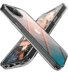 iPhone13Pro　6.1インチ　ハイブリッド　ガラス　ケース　カバー　クリア