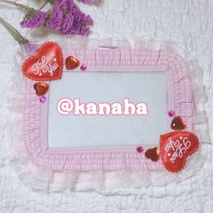 【ピンク担当】量産型 チェキケース トレカケース A7サイズ