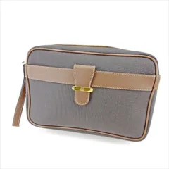 ダンヒル クラッチバッグ セカンドバッグ ロゴプレート ヘリンボーン ブラック ブラウン ゴールド PVC×レザー dunhill セカンドバッグ バック ファッション 収納 バッグ 男性 女性  T5223