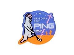PING AC-F2503 Mr.PING TRAVEL MARKER PURPLE 38289-03