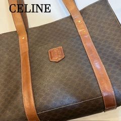 セリーヌ　CELINE　トリンオフロゴ　マカダム柄　PVCレザー　トートバック