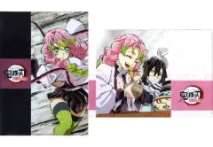 【中古】クリアファイル 甘露寺蜜璃＆伊黒小芭内 A4アイキャッチクリアファイルセット(2枚セット) 「鬼滅の刃 刀鍛冶の里編×ufotable Cafe×マチ★アソビCAFE リアルタイムカフェ 第十話」