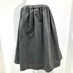 RE-S014 コムデギャルソン コムデギャルソン COMME des GARCONS COMME des GARCONS エステルツイル ジャガード織り 2枚仕立てバルーンスカート チャコールグレー Sサイズ 2020年S/S
