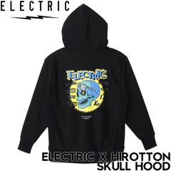 プルオーバーパーカー フーディ ELECTRIC エレクトリック ELECTRIC×HIROTTON SKULL HOOD E24FU13 BLK 日本代理店正規品