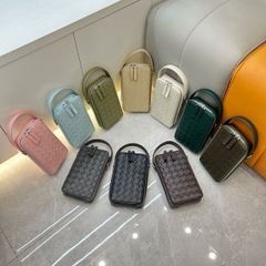 ミニショルダー  本革 牛革 スマホポーチ 3way  手提げバッグ ショルダーバッグ 斜め掛け 肩掛け  9色可選