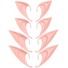 新品 [CINECE] エルフ耳 精霊 耳 ハロウィン コスプレ 尖った耳 つけ耳 仮装 道具 男女兼用 10×4CMと12×4CM 2サイズ