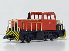 キハ工房 B-17 大宮の入替機 カラーペーパーキット Nゲージ 1/150 スイッチャー 表記インレタ付 組立簡単