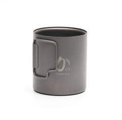 KA03  アウトドア  キャンプ用品　超軽量化 チタンダブルマグカップ  370ml  KCUP-370-D
