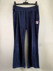 FILA  フィラ  テニス  ウェア  ベロア  ロングパンツ  Мサイズ  中古品  紺