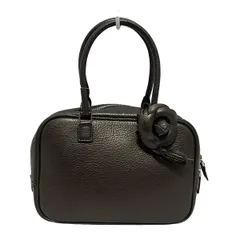 美品　Rene ルネ　ハンド　トートバック　ブラック　ベロア　リボン　パール René