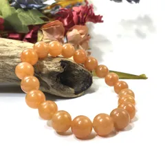 シンプル レッドアベンチュリン パワーストーン ブレスレット 10mm 天然石 メンズ・レディース 男性・女性 数珠ブレス 開運 天然石  [3]