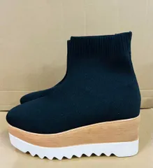 【新品☆セール】厚底ヒール レディース スニーカー 靴 シンプル ニットスニーカー カジュアル