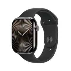 Apple Watch Series 10（GPS + Cellularモデル）- 46mmスレートチタニウムケース + スポーツバンドのサムネイル