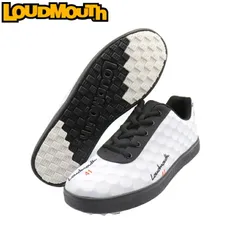 Loudmouth ラウドマウス LM-GS0005 スパイクレス ゴルフシューズ　Big Golf Ball×Black（183）ビッグゴルフボール×ブラック 【メンズ/レディース】