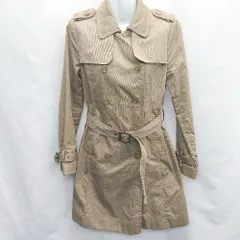 ■ EGOIST 長袖 トレンチコート サイズ表記なし ライトブラウン レディース E  【1406180108892】