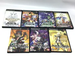 1005 【7本セット】 .hack//G.U. 再誕 君想フ声 歩くような速さで Vol.1/2/3 感染拡大 悪性変異 浸食汚染 絶対包囲 Vol.1/2/3 PS2