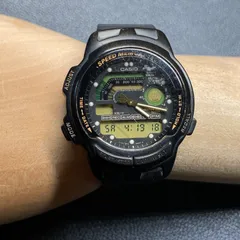 R7-2638 CASIO CBX-1000 デジタル腕時計 ブラック