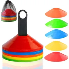 マーカーコーン 5色50枚 サッカー練習用 M250418-96