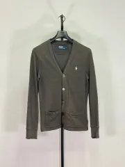 ポロ コットン カーディガン