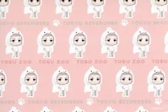 【中古】ポストカード 三ツ谷隆×シロクジャク オリジナルポストカード(ちびキャラVer.) 「東京リベンジャーズ×東武動物公園」 グッズ購入特典