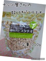 ナッツ屋さんの殻付きピスタチオ ビックサイズ 1000g 無塩 ピスタチオ デルタインターナショナル