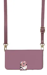 iPhone15Pro  ケース 手帳型 iPhone15 プロ スマホケース スマホショルダー レザー ストラップ 花柄 大理石 薔薇 かわいい 調節可能 130cm  カラー05