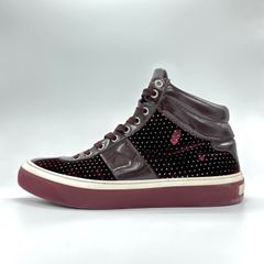 Jimmy Choo Belgravia ジミーチュウ ベルグラビア ハイカット ベロア スニーカー メンズ シューズ 28cm