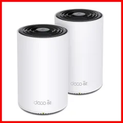 【新品未開封】TP-link deco XE75 Deco XE75 Pro | AXE5400 Tri-Band Mesh Wi-Fi 6E System | TP-Link
