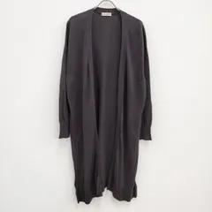 SM2 ロング コットンニット ボタンレス カーディガン パープル系 レディース サマンサモスモス【中古】3-0604M♪