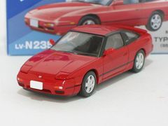 日産 180SX タイプX（赤）95年式 LV-N235e【トミーテック社1/64ミニカー】【トミカの時】