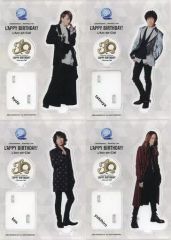 [중고] 아크릴 스탠드 아크릴 패널 L'Arc~en~Ciel 아크릴 스탠드 세트(4개 세트) B 세트 [L'Arc~en~Ciel 30th L'Anniversary Starting Live “L'APPY BIRTHDAY!”]