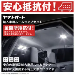【車検対応&抵抗搭載】 BMW V#/P# E90 3シリーズセダン RP無 [H17.4～H23.12] LEDルームランプ6点セット 【警告灯対策 抵抗付】 室内灯 SMD 採用 警告灯 キャンセラー内蔵 輸入車 外車 欧州車