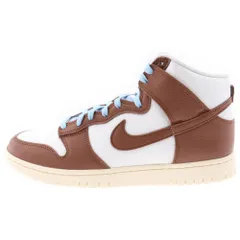 NIKE (ナイキ) DUNK HI RETORO PRM ダンク ハイ レトロ プレミアム ハイカットスニーカー ブラウン/ホワイト US10.5/28.5cm DQ8800-200