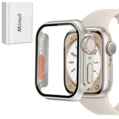 【数量限定】45mm用【7/8 →Ultra Series7/8 仮装】ケース アップルウォッチ 45mm 保護ケース Ultraに変身できる Watch ガラスフィルム 一体型 全面保護 耐衝撃 装着簡単 PC+ガラス素材 Miimall対応Apple キズ