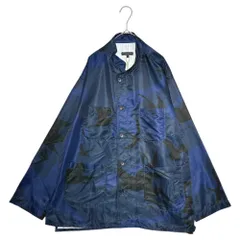 Engineered Garments(エンジニアードガーメンツ) Dayton Shirt – Poly Segull Print Poplin デイトン シャツ – ポリ シーガル プリント ポプリン S ネイビー カモフラ ジャケット