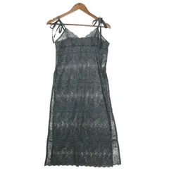 SLY スライ 通年 ストレッチ★ 花柄 幾何学模様 ワンピース ドレス レース シースルー Sz.FREE レディース