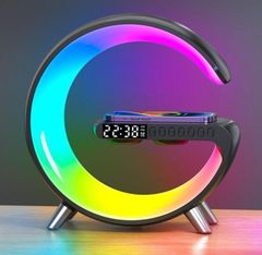 ナイトライト スピーカー付き照明 目覚ましライト 4in1ベッドサイドランプ 睡眠灯 タッチセンサー 携帯充電可 音楽プレーヤー 1600万色切り